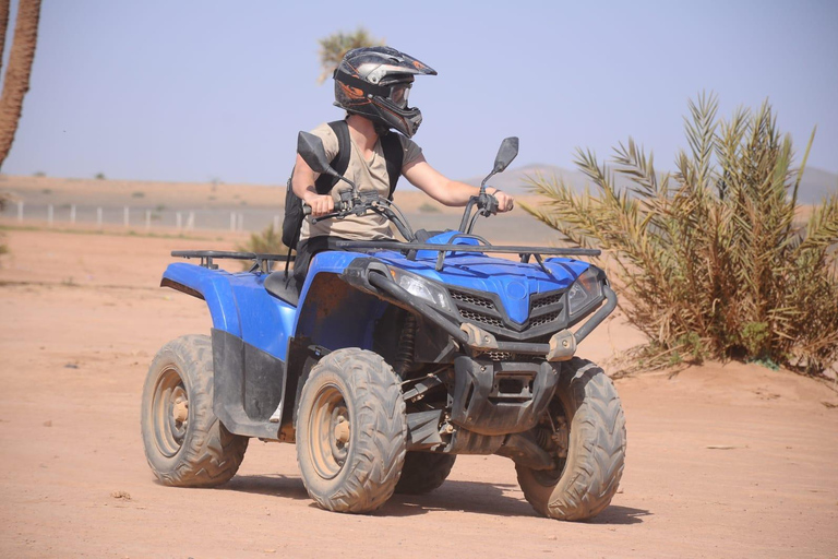 Marrakech : Aventure en quad dans la palmeraie et à Jbilat