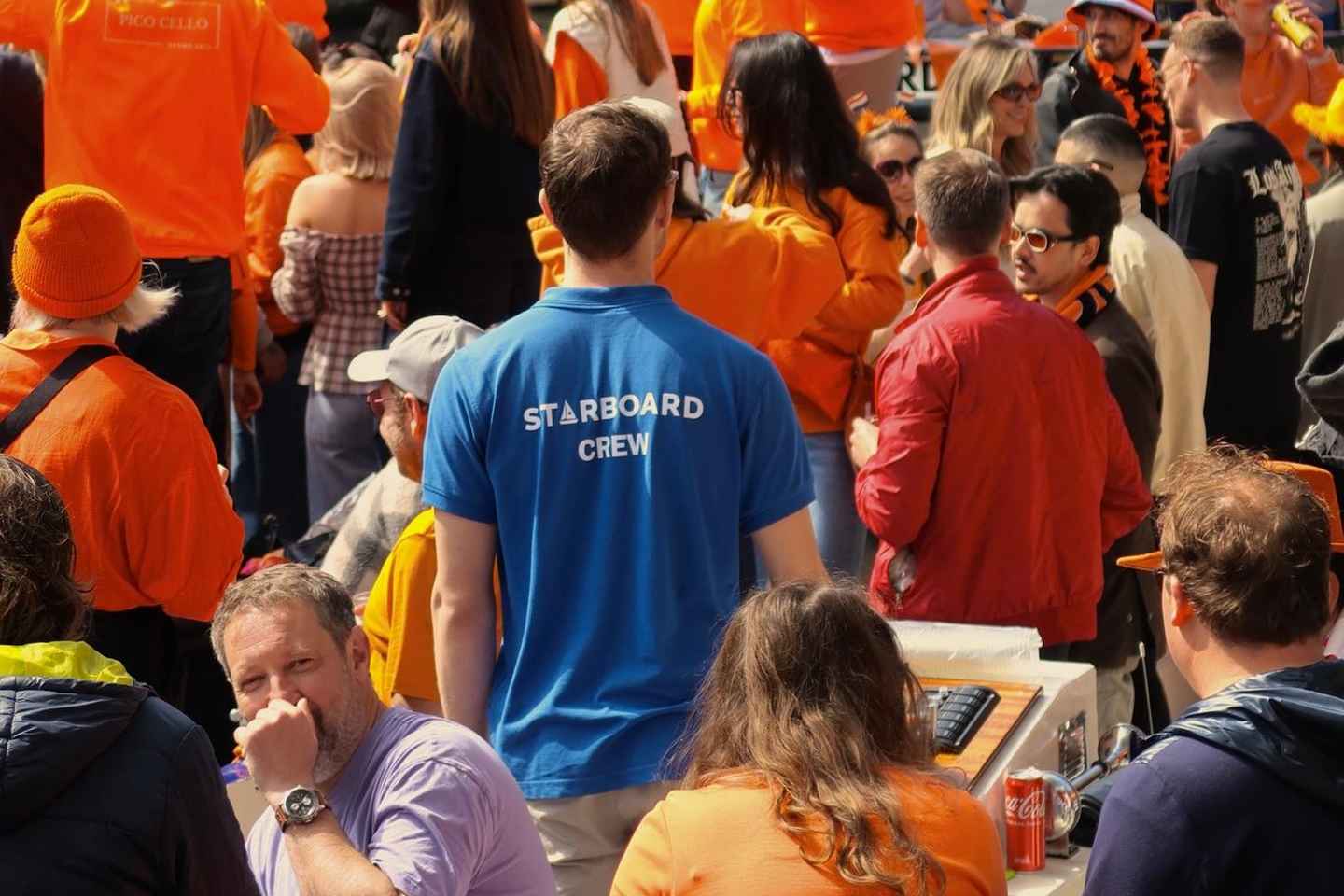 Amsterdam: 3 Hour Kings Day Boat Party with Unlimited Drinks