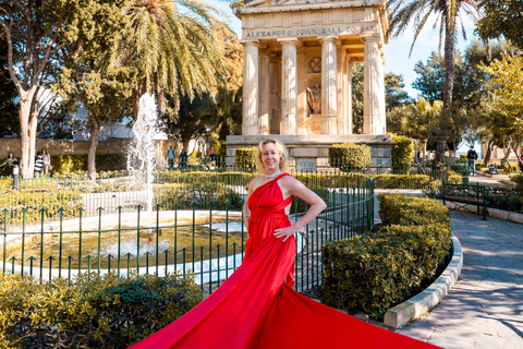 Malta: Flying Dress Photoshoot & Video Experience