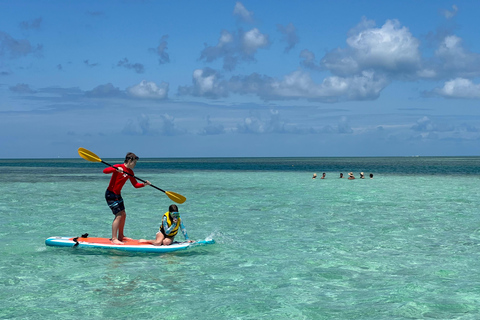 Aventura particular em um banco de areia no interior de Key West