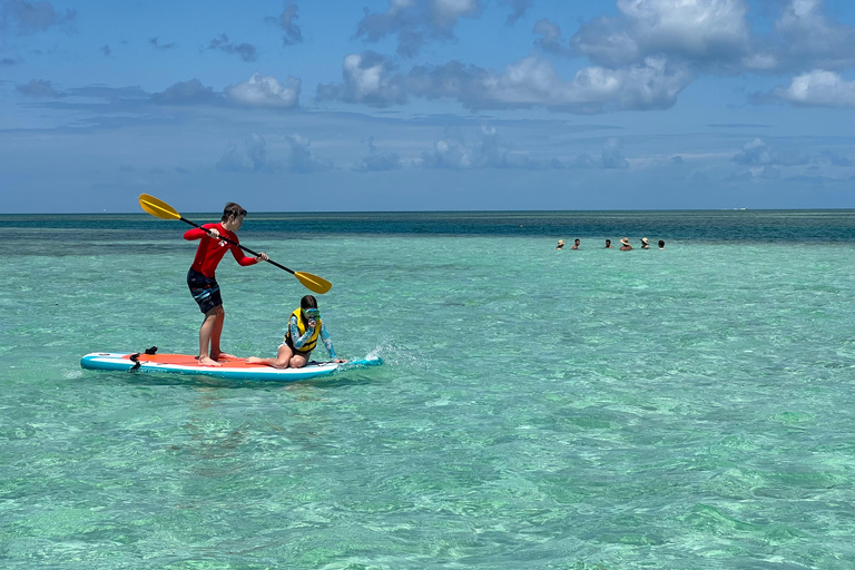 Aventura particular em um banco de areia no interior de Key West