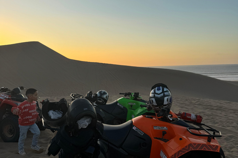 Agadir: Excursión en quad al atardecer por las dunas y la playa