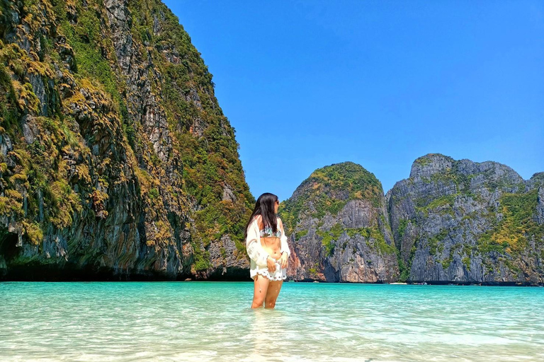 Van Phi Phi: Zonsopgang Maya Bay, Pileh Lagoon SpeedboottochtVan Phi Phi: Maya Bay, Pileh Lagoon Hele dag Speedboottocht