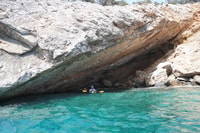 Naxos, Sea Kayak Trip at Rina Cave with Snorkeling & Picnic - Housity