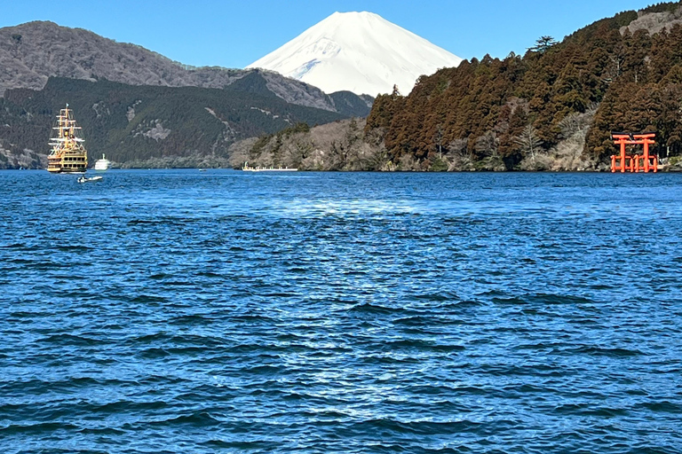 Depuis Tokyo/Yokohama : Excursion privée d'une journée au Mont Fuji et à Hakone