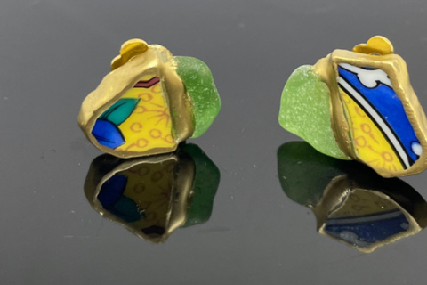 Kanazawa: Kintsugi Hana Jewelry Workshop with Tea Tasting