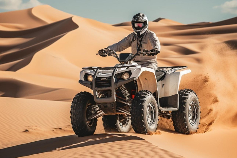 Private Desert Safari, ATV Bike, Camel Ride and Sandboarding Private Desert Safari, ATV Ride , Camel Ride & SandBoarding