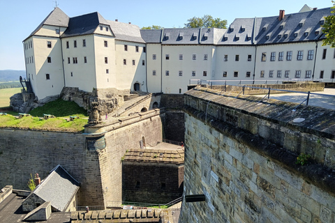 From Dresden: Table mountains Lilienstein & Königstein tour