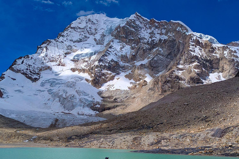 Wanderung Charquini und Lagunen von Huayna Potosí (Westseite)Wandern in Charquini und Lagunen von Huayna Potosí (Westseite)