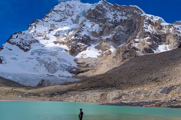Wanderung Charquini und Lagunen von Huayna Potosí (Westseite)Wandern in Charquini und Lagunen von Huayna Potosí (Westseite)