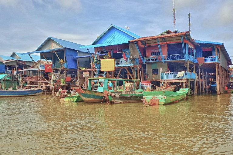 Pueblo Flotante de Kampong Phluk: Tour privado al atardecer