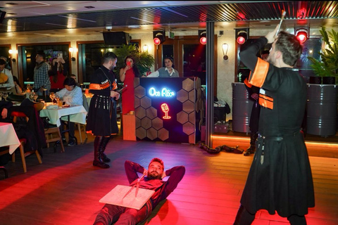 Istanbul:New Year's Eve Bosphorus Cruise with Dinner & Shows Window-Side Private Table For 2 w/hotel pickup and drop off