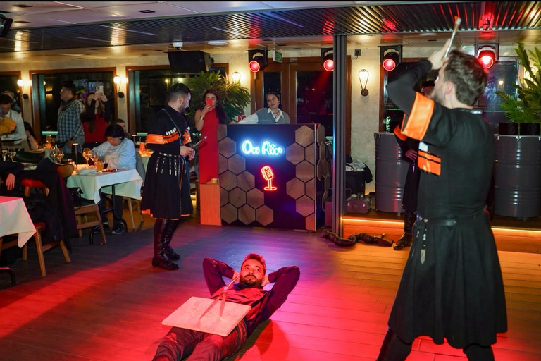 Istanbul:New Year's Eve Bosphorus Cruise with Dinner & Shows Window-Side Private Table For 2 w/hotel pickup and drop off