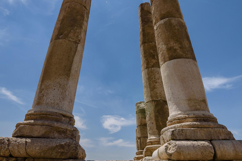 De la mer Morte à Jerash et Amman, excursion d'une journéeTransport uniquement