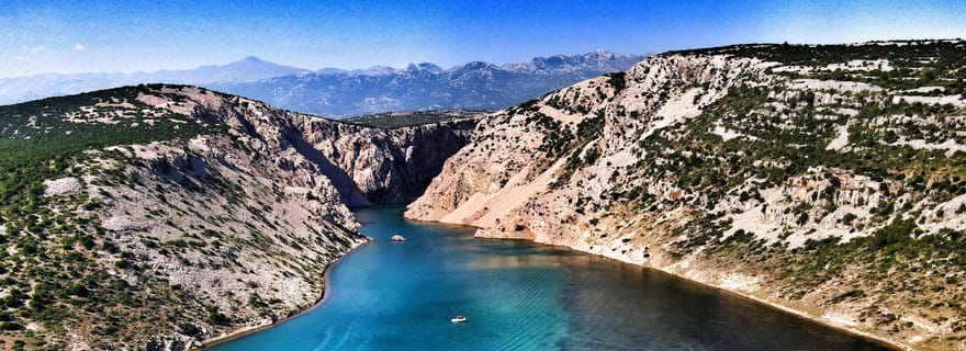 Vinjerac : tour en bateau dans le canyon de la rivière Zrmanja avec baignade