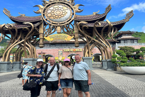 CHAN MAY PORT TO GOLDEN BRIDGE - BA NA HILL BY PRIVATE CAR Private tour with Guide - Cable Car ticket & Buffet Lunch