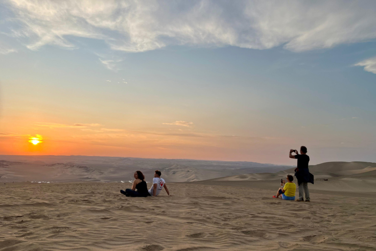 Van Huacachina: Buggy in Huacachina bij zonsondergang