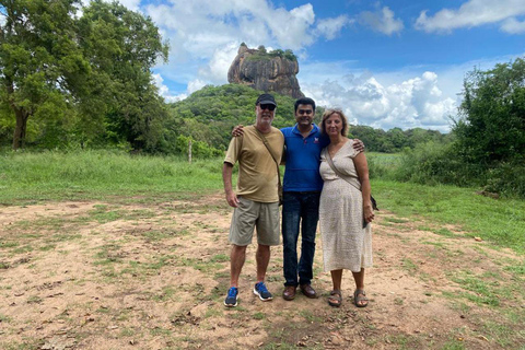 From Kandy: Sigiriya Village Safari with Rock Climbing