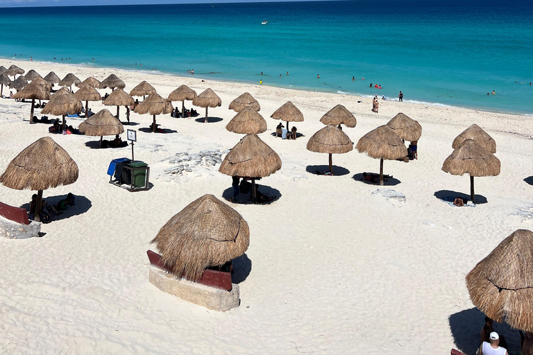 Cancun: Speedboat, Snorkeling, Dolphin Beach & Parasailing