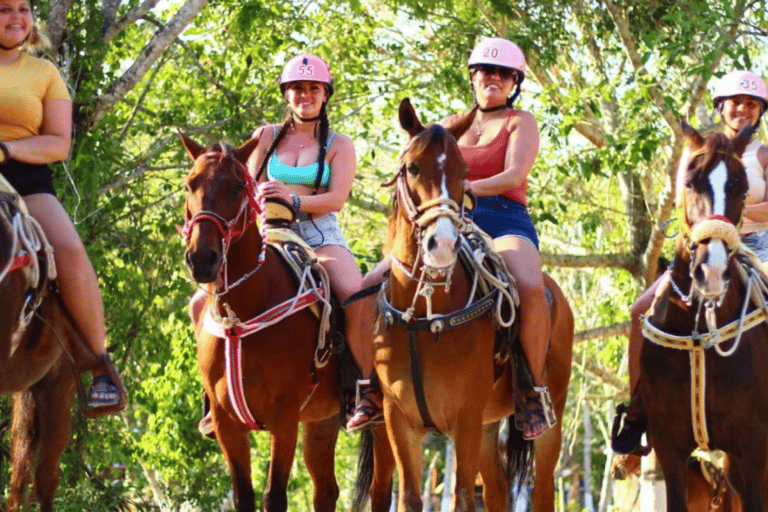 蓬塔卡纳：ATV探险与骑马之旅（含接送服务）