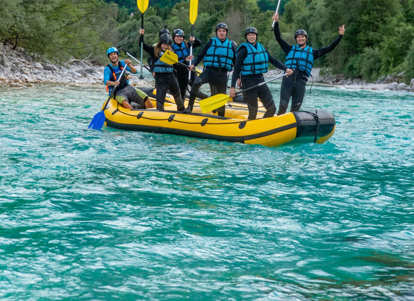 Rafting-tur i Bovec/Kobarid