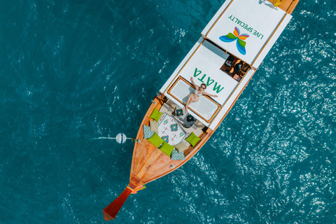 Phuket: Półdniowa prywatna wycieczka łodzią Longtail Island TourKoral i Maithon (rano)