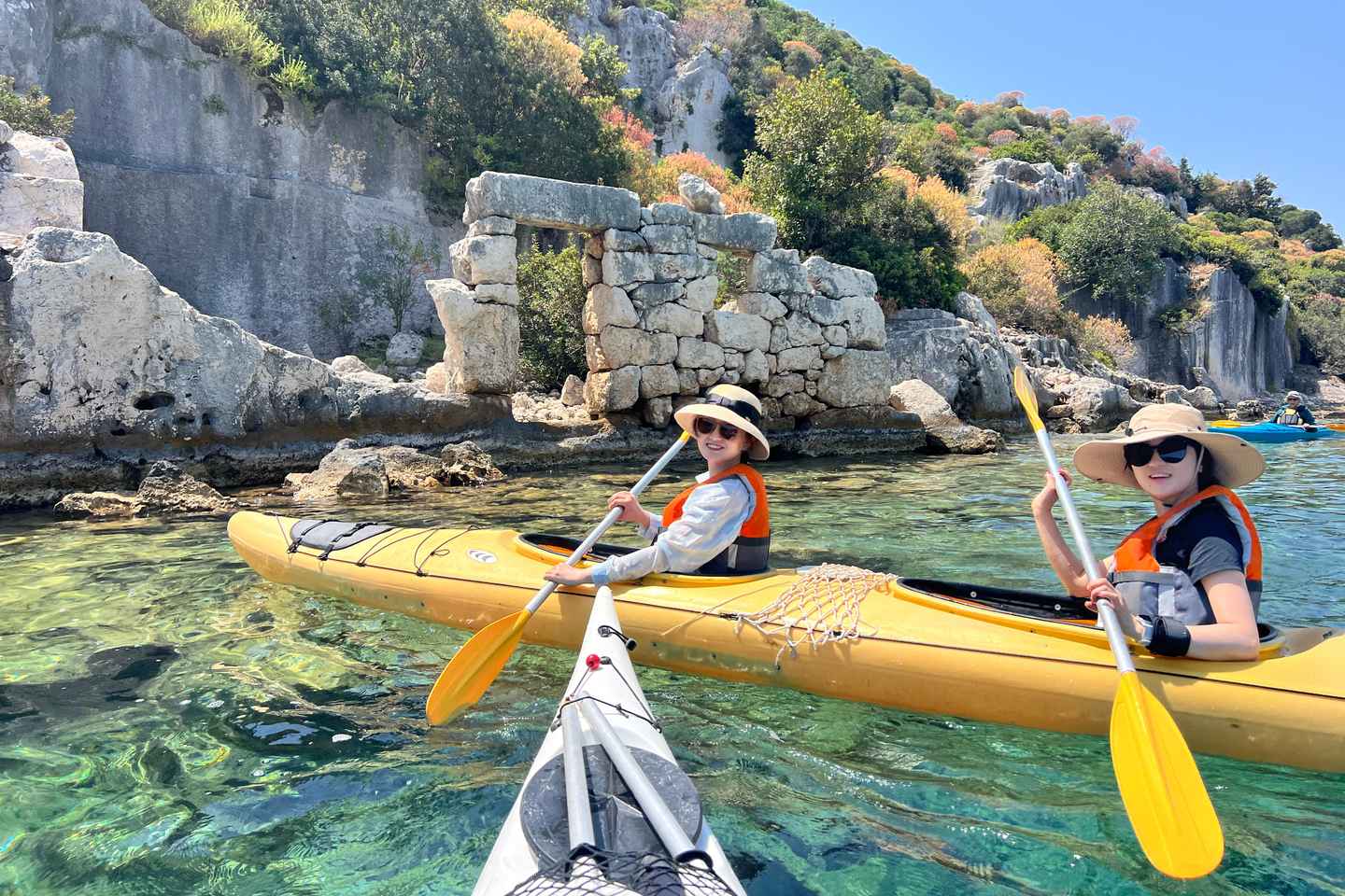 From Kaş: Kekova Sunken City Sea Kayak & Authentic Picnic
