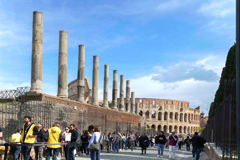 Rome: Colosseum, Roman Forum & Palatine Hill Tour Guided Tour in French