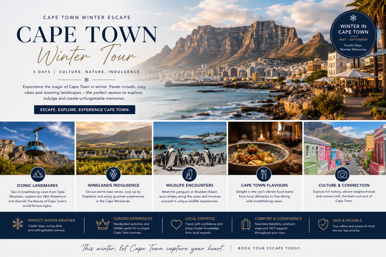 Cape Town: Storm & Soul Winter Experience Camps Bay Sunset to Night