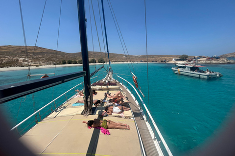 Mykonos Half-Day Swimming to Delos & Rhenia– Starts at 13:30 Mykonos: Half day cruise to Delos & Rhenia islands