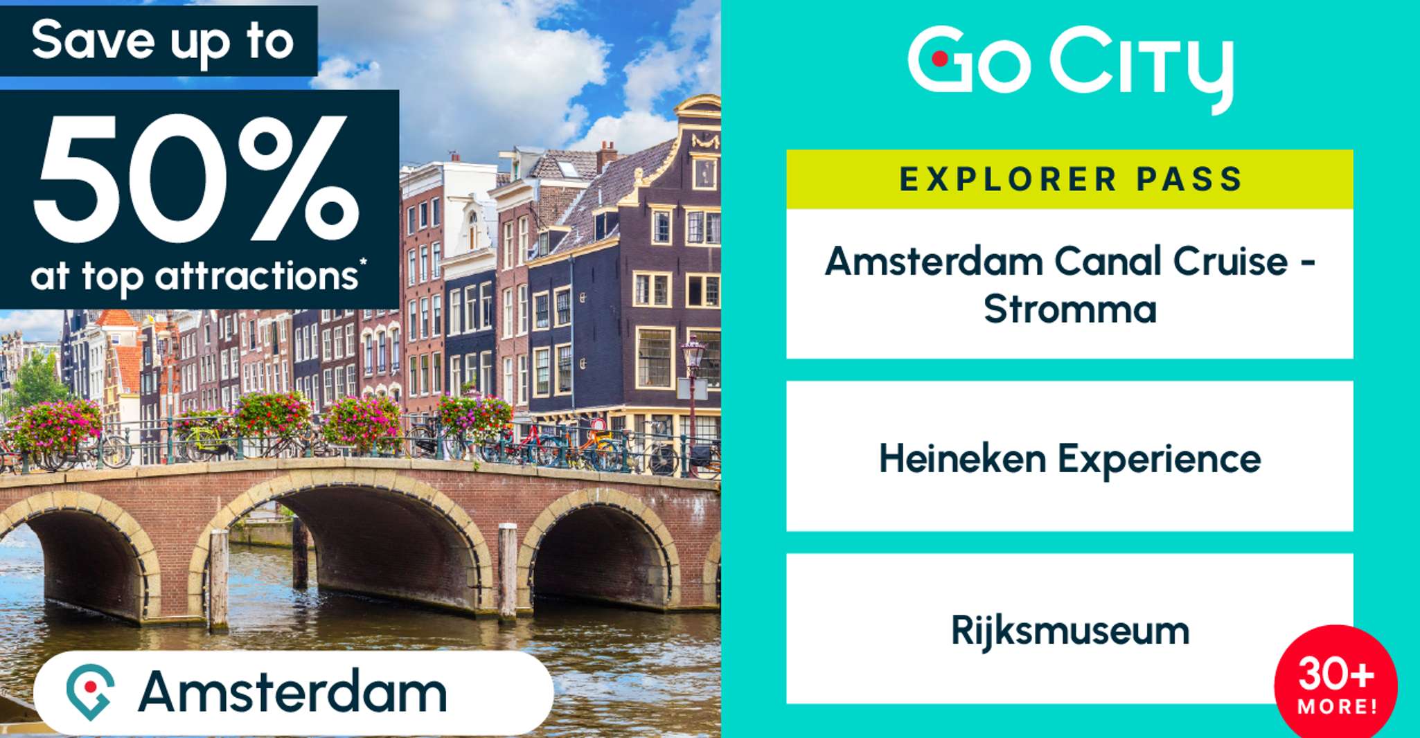 Amsterdam, Go City Explorer Pass - Choose 3 to 7 Attractions - Housity