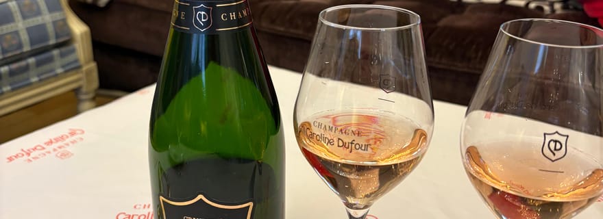 Reims centre dégustation de 3 verre de champagne Grand Cru