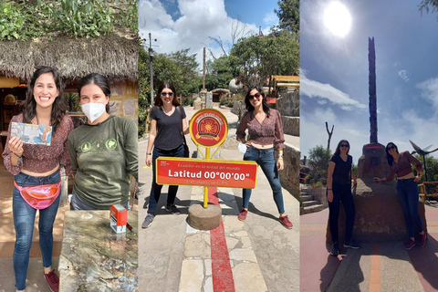 Quito: Meio do mundo e arqueologia.