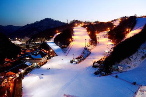 Elysian Ski Resort_ Snow Hill (Snow sled) Day Tour Depart from Hongdae Station Exit 8