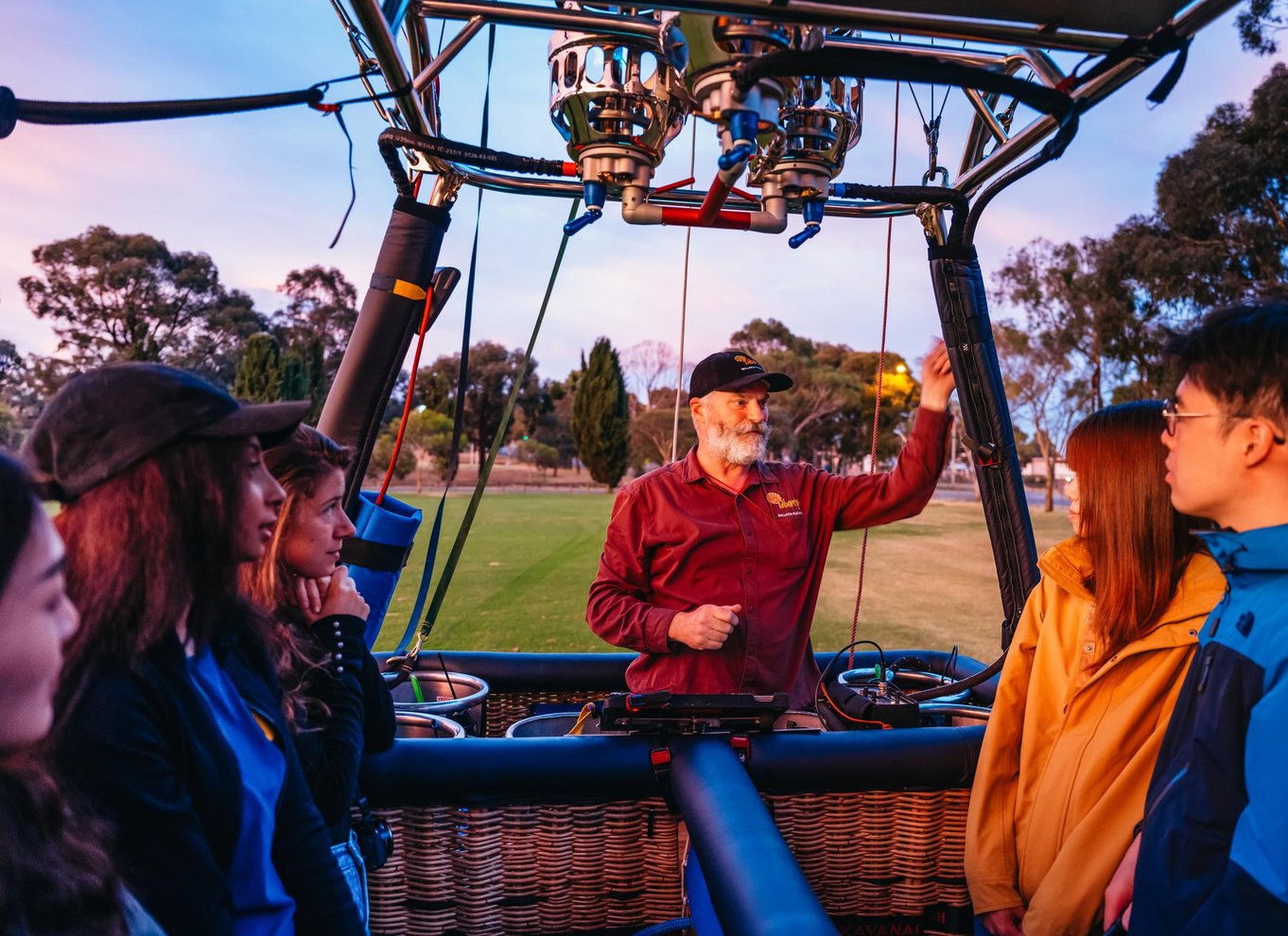 Melbourne: Ballonflyvning ved solopgang