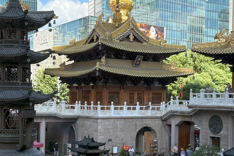 Shanghai: Jing'an Temple & Tech Robotics half-day Tour Shanghai: Jing'an Temple & Robotics Guided Tour