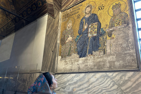 Istanbul : Entrée dans la mosquée Sainte-Sophie avec visite guidée et audioguide