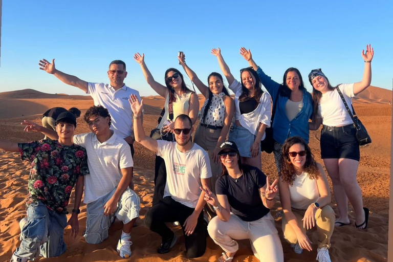 From Marrakech: 3-Day Merzouga Tour with Camel Trek & Luxury Camp Shared Standard Sahara Tour – Popular Choice