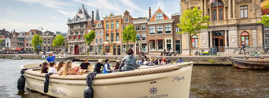 Haarlem : Croisière guidée sur le canal des Highlights en bateau ouvert