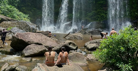 From Siem Reap: Banteay Srei and Kulen Waterfall Guided Tour