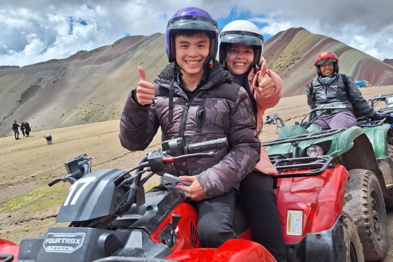 Cuzco: Excursión Raimbow Mountain en Quad ATV en Pareja