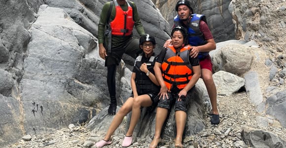 Muscat: Snake Canyon Adventure with Abseiling And Lunch