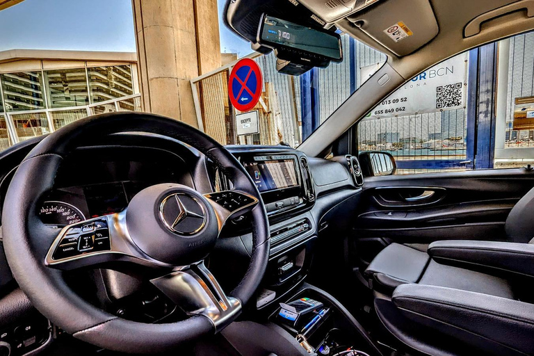 Barcelona: Private Transfer from the PORT to the City Center, 7-Person Van Barcelona:Private Transfer from the CITY TO THE PORT Van Mercedes 7 pax