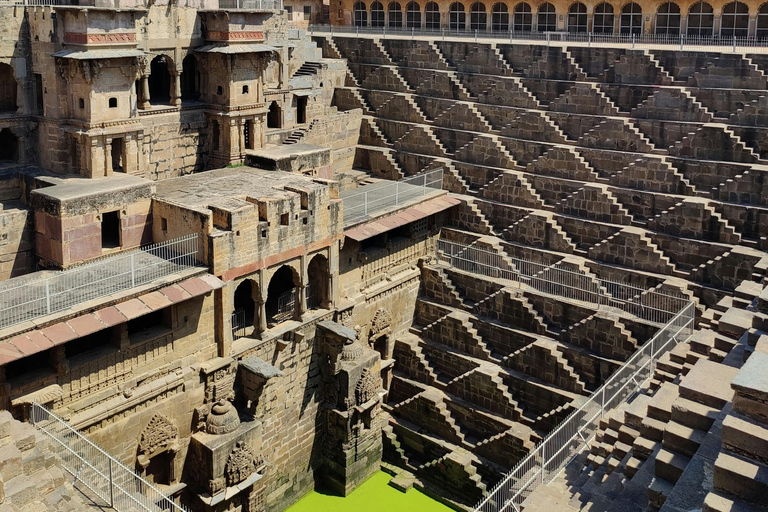 Delhi Agra Jaipur Transfer with Fatehpur Sikri & Stepwell Delhi to Agra+Taj mahal+Agra Fort+Fatehpur Sikri+Jaipur Drop