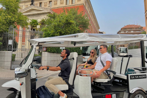 Madrid: Private Tuk-Tuk City Highlights TourMadrid: Private Tuk-Tuk Stadt-Highlights Tour