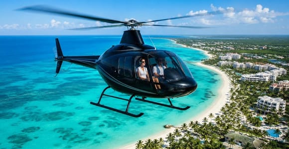 Punta Cana: Helicopter Tour Over Bavaro & Cap Cana
