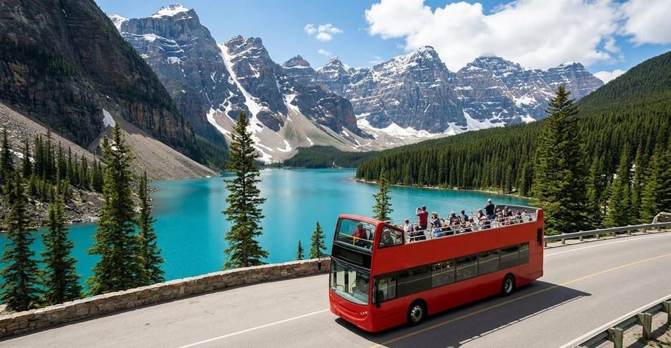 Moraine Lake Shuttle with Lake Louise Lakeshore Parking