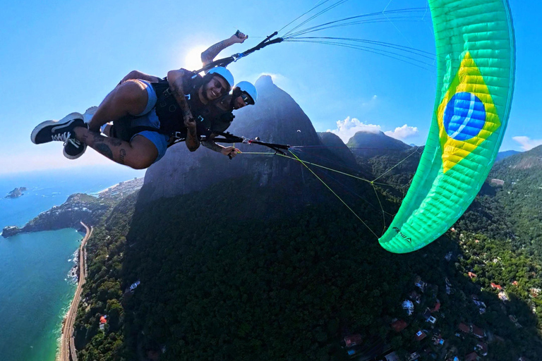 Rio de Janeiro: Tandem Paragliding Flight with Photos and Video Hang gliding flight