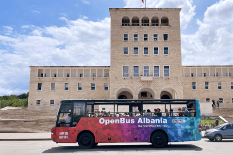 Visite en bus de la ville de Tirana