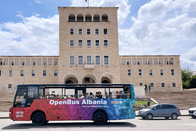 Tirana Stadtführung - Open Top Bus